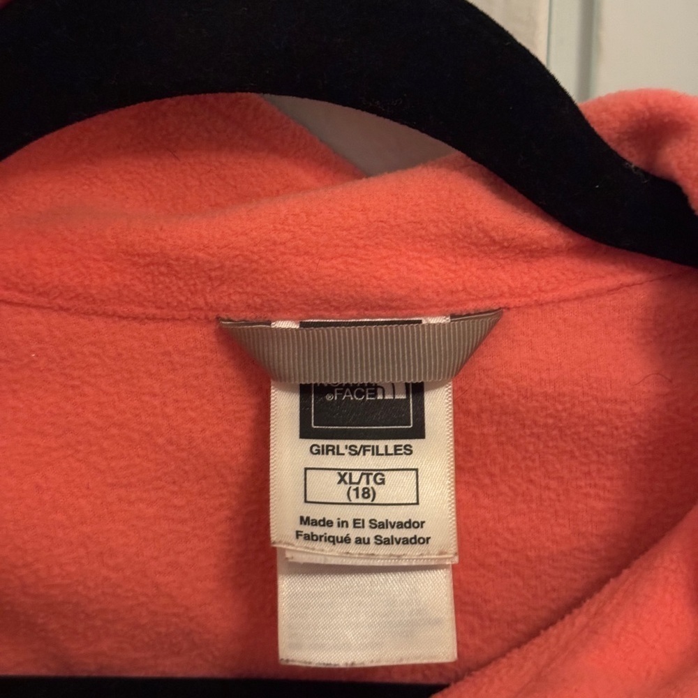 The North Face Fleece Pink & Grey Outerwear Jacket - Picture 2 of 3